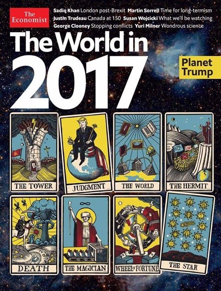 The Economist นิตยสารของอังกฤษ ขึ้นหน้าปกว่าโลกในปี 2017 หรือโลกของทรั้มป์