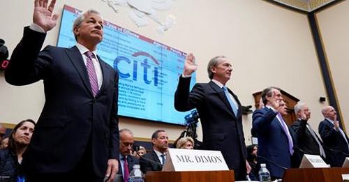CEO ใหญ่ของสหรัฐ 7 แห่งเข้าให้ถ้อยแถลงต่อHouse Financial Services Committee