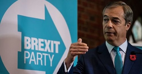 ปอนด์แข็งค่า หลังหัวหน้าพรรค Brexit ยันไม่ส่งสมาชิกแย่งเก้าอี้พรรคอนุรักษ์นิยม