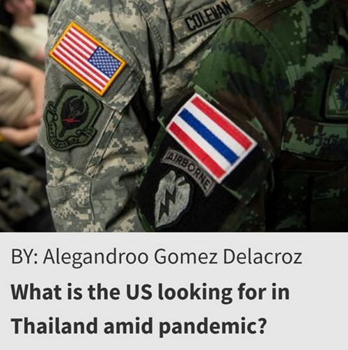 "อเมริกันอันตราย​: หวังตั้งฐานขีปนาวุธ​ในไทย​ปิดล้อมจีน, ปล่อยเชื้อโควิด? "