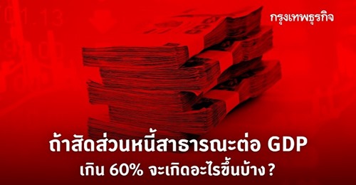 ถ้าเกิน 60% จะเกิดอะไรขึ้นบ้าง? มีการศึกษาหลายชิ้นชี้ว่า สัดส่วนที่เหมาะสมสำหรับเศรษฐกิจเกิดใหม่