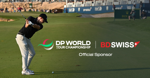 BDSwiss ประกาศการเป็นสปอนเซอร์การแข่งขัน DP World Tour Championship