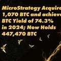 ปิดดีลส่งท้ายปี! MicroStrategy กวาดซื้ออีก 1,070 Bitcoin ส่งท้ายปี 2024 ราคาเฉลี่ย 94,004 ดอลลาร์