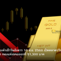 ราคาทองคำเช้าวันอังคาร 10 มิ.ย. 2568 เปิดตลาดปรับลด 50 บาท ทองแท่งขายออกที่ 51,300 บาท