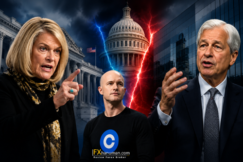 สภาเดือด! สว.สหรัฐฯ สวนกลับ Jamie Dimon ปมโจมตี CEO Coinbase ชี้บิดเบือนร่างกฎหมายคริปโต